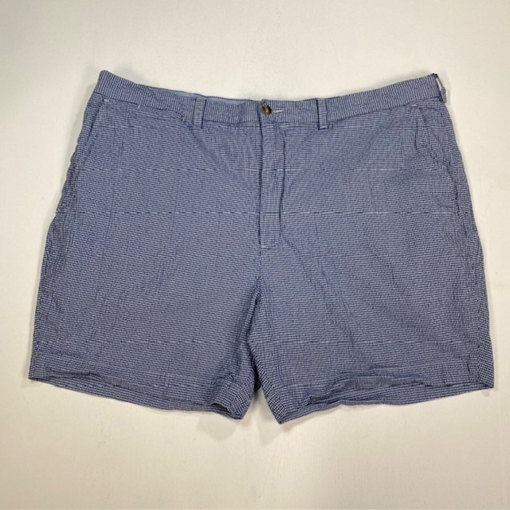 Polo Ralph‎ Lauren Mens Blue White Houndstooth Stretch Classic Fit Shorts 42